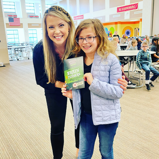 Introducing Harley James to the Third Graders at Monon Trail!